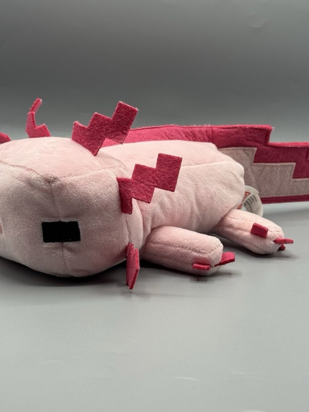 Mattel Minecraft Caves & Cliffs Axolotl Plush 12' Mojang Tags Hard to Find Toy